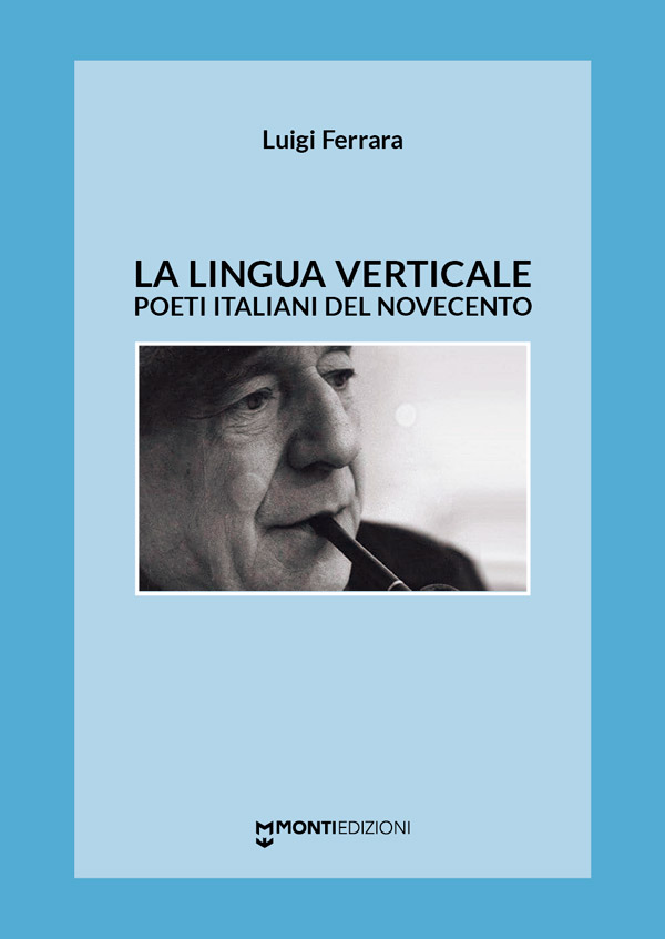 Dettaglio copertina del libro La lingua verticale di Luigi Ferrara.